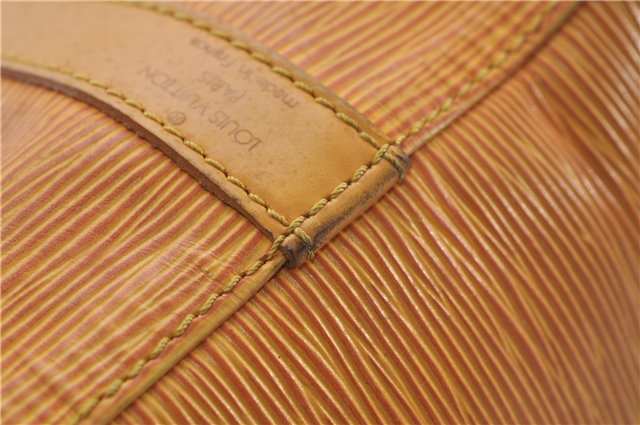 Authentic Louis Vuitton Epi Petit Noe Shoulder Bag Yellow M44109 LV 4288D