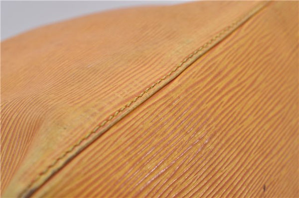 Authentic Louis Vuitton Epi Petit Noe Shoulder Bag Yellow M44109 LV 4288D