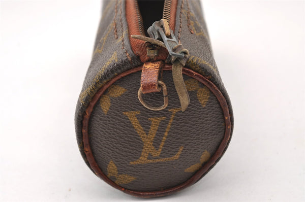 Authentic Louis Vuitton Monogram Papillon Pouch Old Model LV Junk 4288I