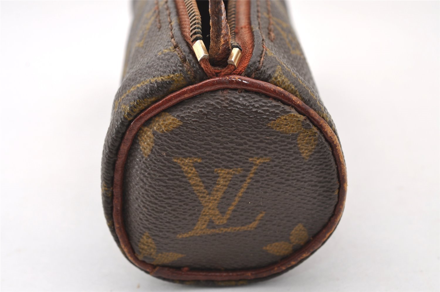 Authentic Louis Vuitton Monogram Papillon Pouch Old Model LV Junk 4288I