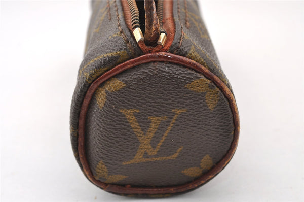 Authentic Louis Vuitton Monogram Papillon Pouch Old Model LV Junk 4288I