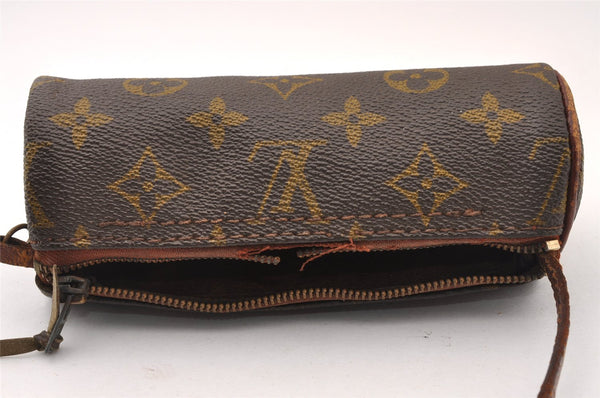 Authentic Louis Vuitton Monogram Papillon Pouch Old Model LV Junk 4288I