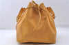 Authentic Louis Vuitton Epi Petit Noe Shoulder Bag Purse Yellow M44109 LV 4289D