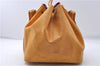 Authentic Louis Vuitton Epi Petit Noe Shoulder Bag Purse Yellow M44109 LV 4289D