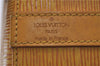 Authentic Louis Vuitton Epi Petit Noe Shoulder Bag Purse Yellow M44109 LV 4289D