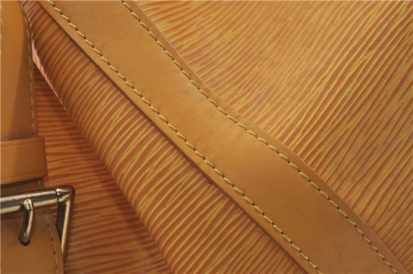 Authentic Louis Vuitton Epi Petit Noe Shoulder Bag Purse Yellow M44109 LV 4289D