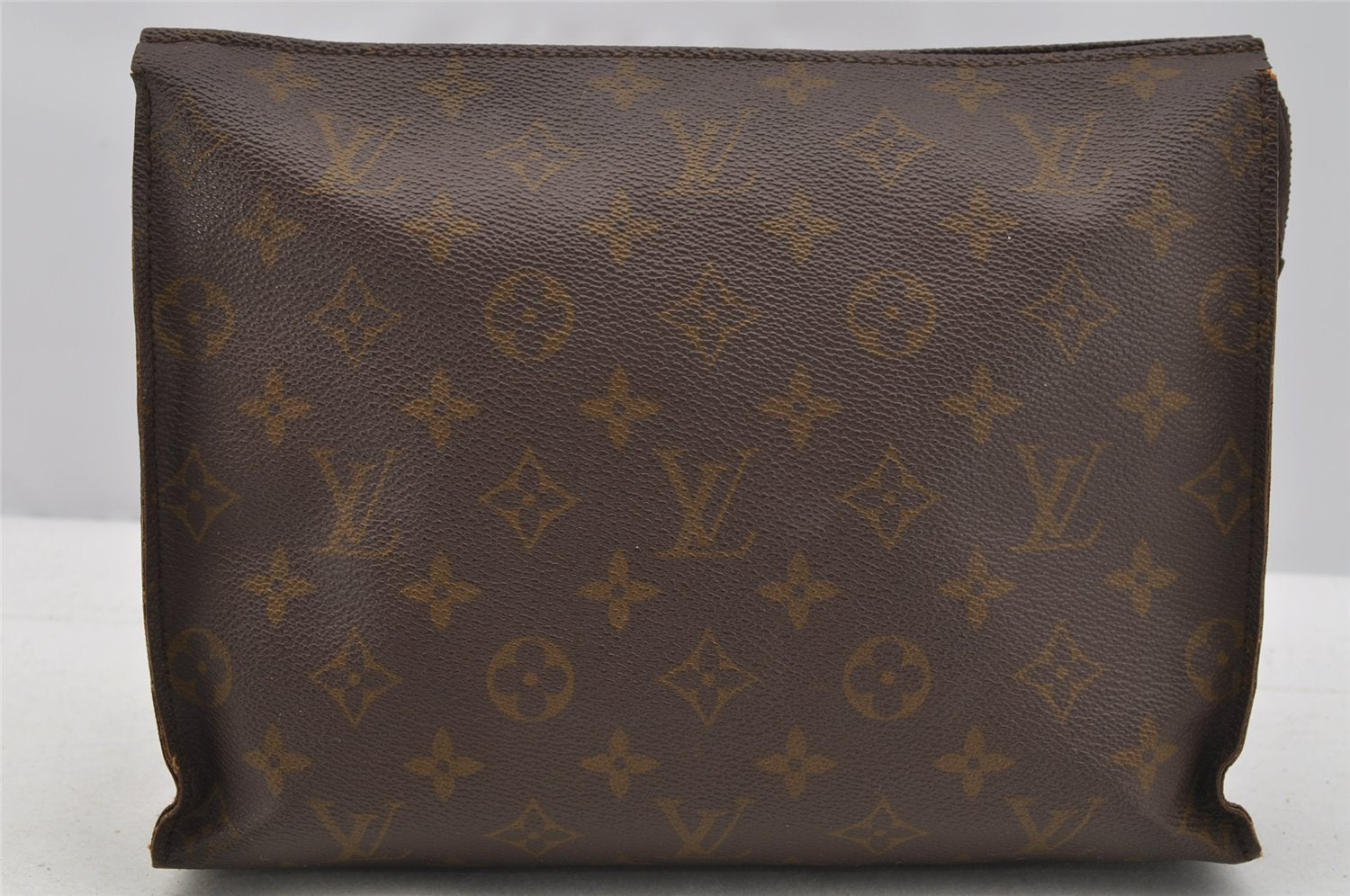 Auth Louis Vuitton Monogram Poche Toilette 26 Cosmetics Pouch Old Model LV 4289I