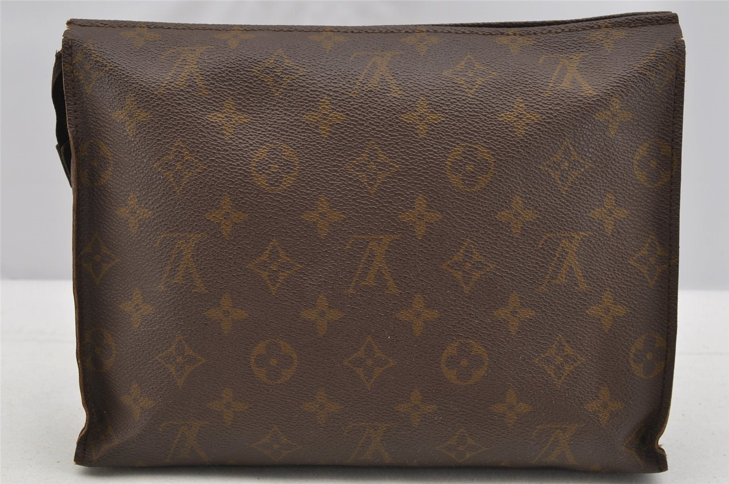 Auth Louis Vuitton Monogram Poche Toilette 26 Cosmetics Pouch Old Model LV 4289I