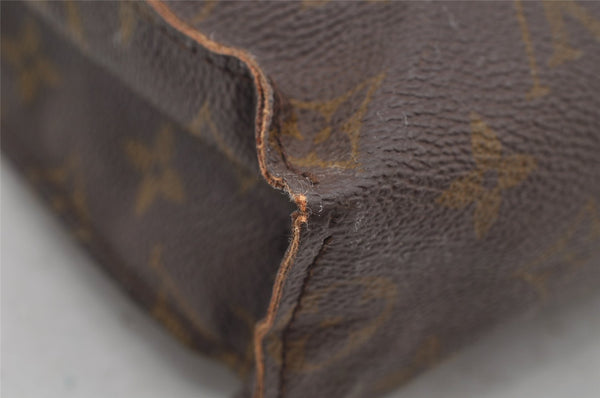 Auth Louis Vuitton Monogram Poche Toilette 26 Cosmetics Pouch Old Model LV 4289I