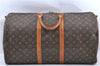 Authentic Louis Vuitton Monogram Keepall Bandouliere 55 M41414 Boston Bag 4290C