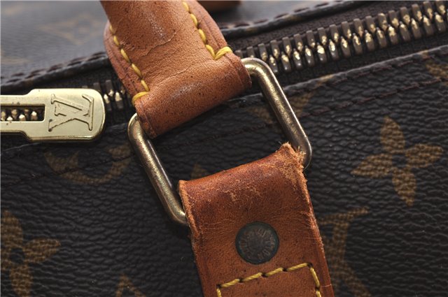 Authentic Louis Vuitton Monogram Keepall Bandouliere 55 M41414 Boston Bag 4290C