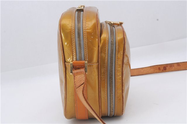 Auth Louis Vuitton Vernis Wooster Shoulder Cross Body Bag Yellow M91036 LV 4291D