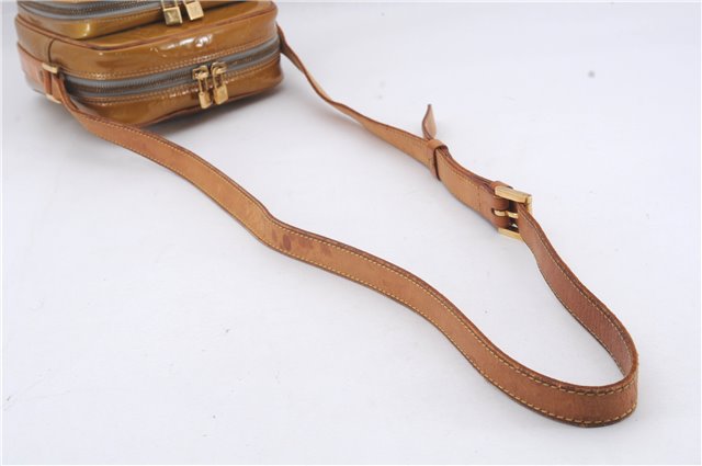 Auth Louis Vuitton Vernis Wooster Shoulder Cross Body Bag Yellow M91036 LV 4291D