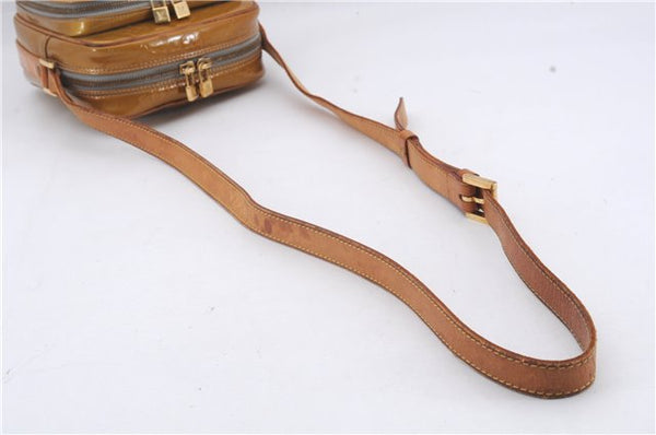 Auth Louis Vuitton Vernis Wooster Shoulder Cross Body Bag Yellow M91036 LV 4291D