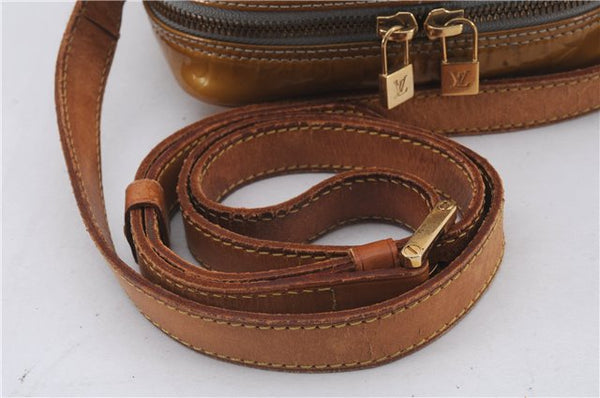 Auth Louis Vuitton Vernis Wooster Shoulder Cross Body Bag Yellow M91036 LV 4291D