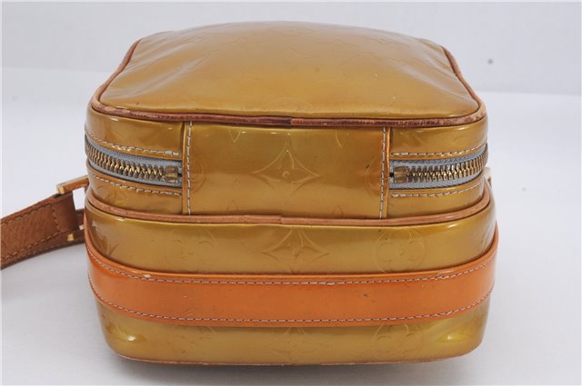Auth Louis Vuitton Vernis Wooster Shoulder Cross Body Bag Yellow M91036 LV 4291D