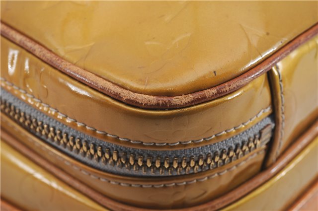 Auth Louis Vuitton Vernis Wooster Shoulder Cross Body Bag Yellow M91036 LV 4291D