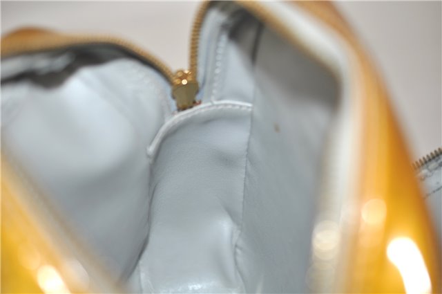 Auth Louis Vuitton Vernis Wooster Shoulder Cross Body Bag Yellow M91036 LV 4291D