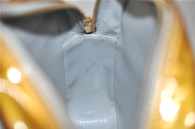 Auth Louis Vuitton Vernis Wooster Shoulder Cross Body Bag Yellow M91036 LV 4291D