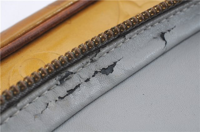 Auth Louis Vuitton Vernis Wooster Shoulder Cross Body Bag Yellow M91036 LV 4291D