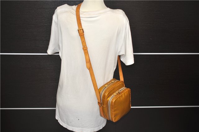 Auth Louis Vuitton Vernis Wooster Shoulder Cross Body Bag Yellow M91036 LV 4291D