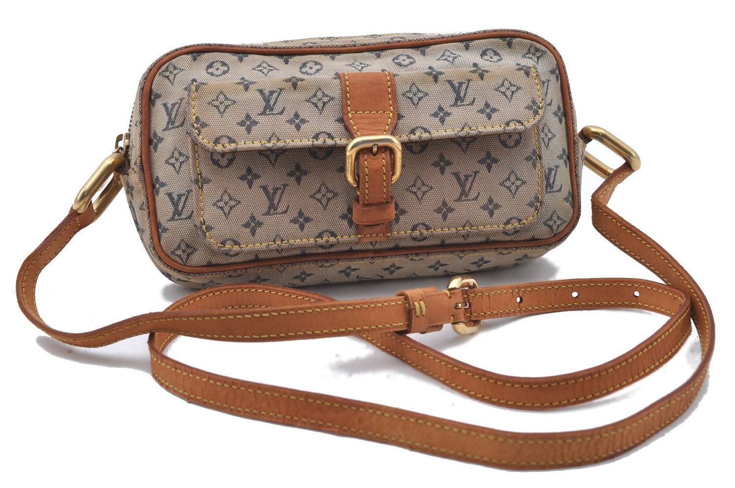 Authentic Louis Vuitton Monogram Mini Juliet MM M92004 Shoulder Cross Bag 4292D