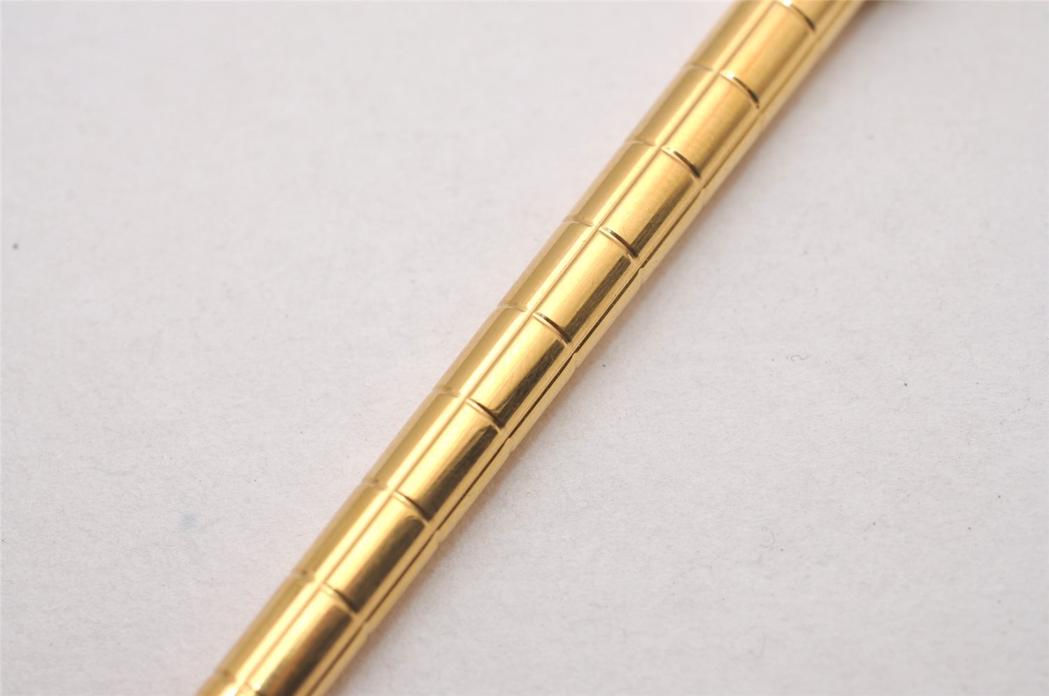 Authentic Louis Vuitton Stylo Agenda GM Ballpoint Pen Gold N75003 LV 4294I