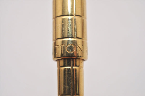 Authentic Louis Vuitton Stylo Agenda GM Ballpoint Pen Gold N75003 LV 4294I