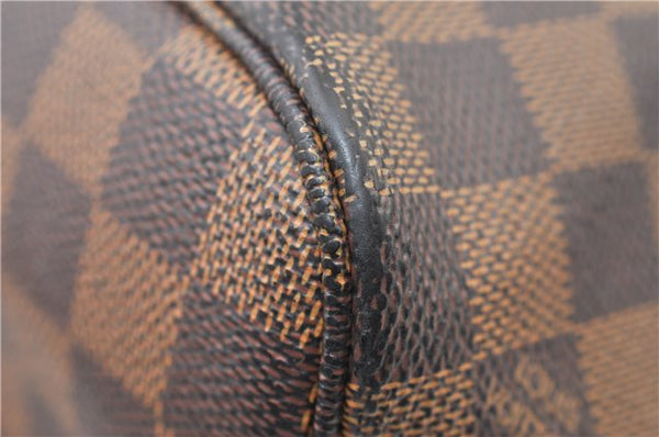 Authentic Louis Vuitton Damier Neverfull PM Shoulder Tote Bag N51109 LV 4295F