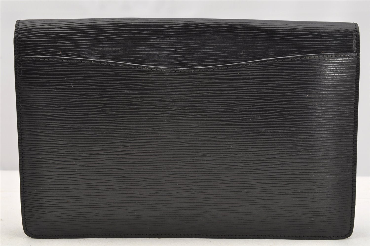 Authentic Louis Vuitton Epi Montaigne 27 Clutch Hand Bag Black M52652 LV 4295I