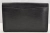 Authentic Louis Vuitton Epi Montaigne 27 Clutch Hand Bag Black M52652 LV 4295I