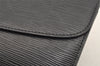 Authentic Louis Vuitton Epi Montaigne 27 Clutch Hand Bag Black M52652 LV 4295I