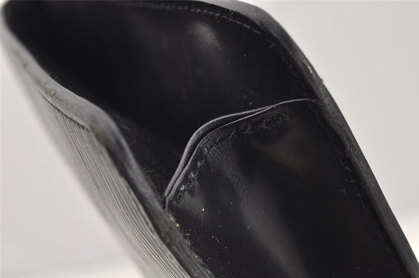 Authentic Louis Vuitton Epi Montaigne 27 Clutch Hand Bag Black M52652 LV 4295I