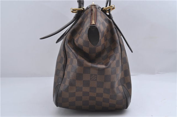 Authentic Louis Vuitton Damier Verona MM Shoulder Boston Bag N41118 LV 4296D