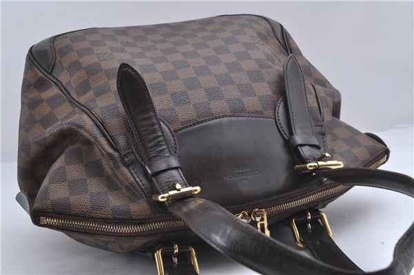 Authentic Louis Vuitton Damier Verona MM Shoulder Boston Bag N41118 LV 4296D