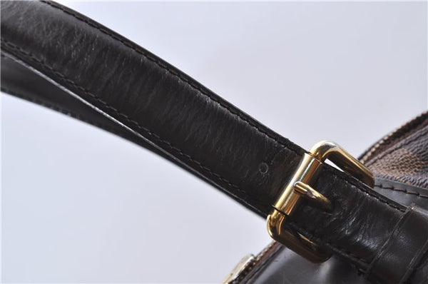 Authentic Louis Vuitton Damier Verona MM Shoulder Boston Bag N41118 LV 4296D