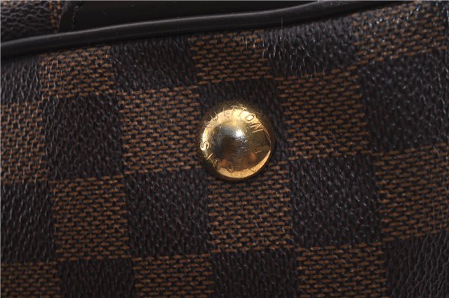 Authentic Louis Vuitton Damier Verona MM Shoulder Boston Bag N41118 LV 4296D