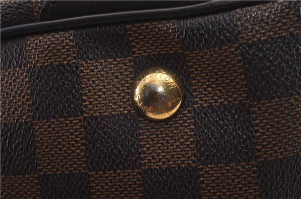 Authentic Louis Vuitton Damier Verona MM Shoulder Boston Bag N41118 LV 4296D