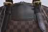 Authentic Louis Vuitton Damier Verona MM Shoulder Boston Bag N41118 LV 4296D
