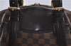 Authentic Louis Vuitton Damier Verona MM Shoulder Boston Bag N41118 LV 4296D