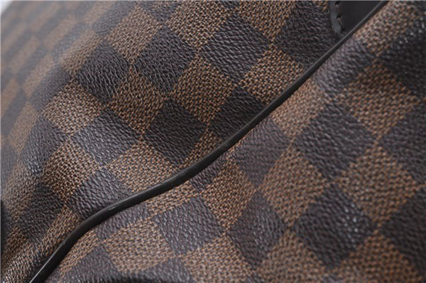 Authentic Louis Vuitton Damier Verona MM Shoulder Boston Bag N41118 LV 4296D