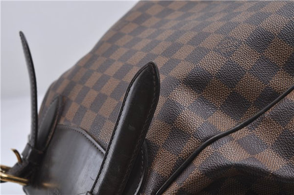 Authentic Louis Vuitton Damier Verona MM Shoulder Boston Bag N41118 LV 4296D