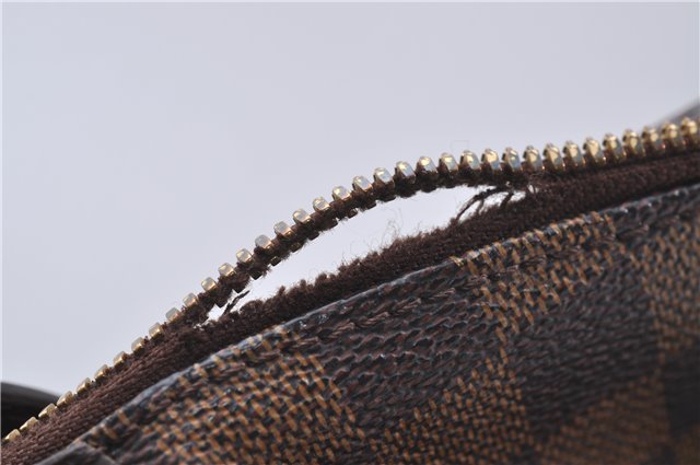 Authentic Louis Vuitton Damier Verona MM Shoulder Boston Bag N41118 LV 4296D