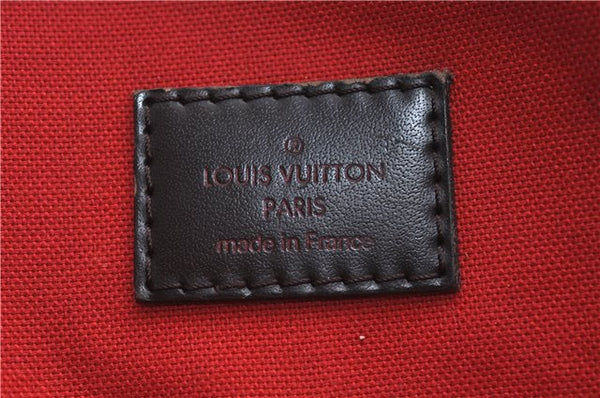 Authentic Louis Vuitton Damier Verona MM Shoulder Boston Bag N41118 LV 4296D