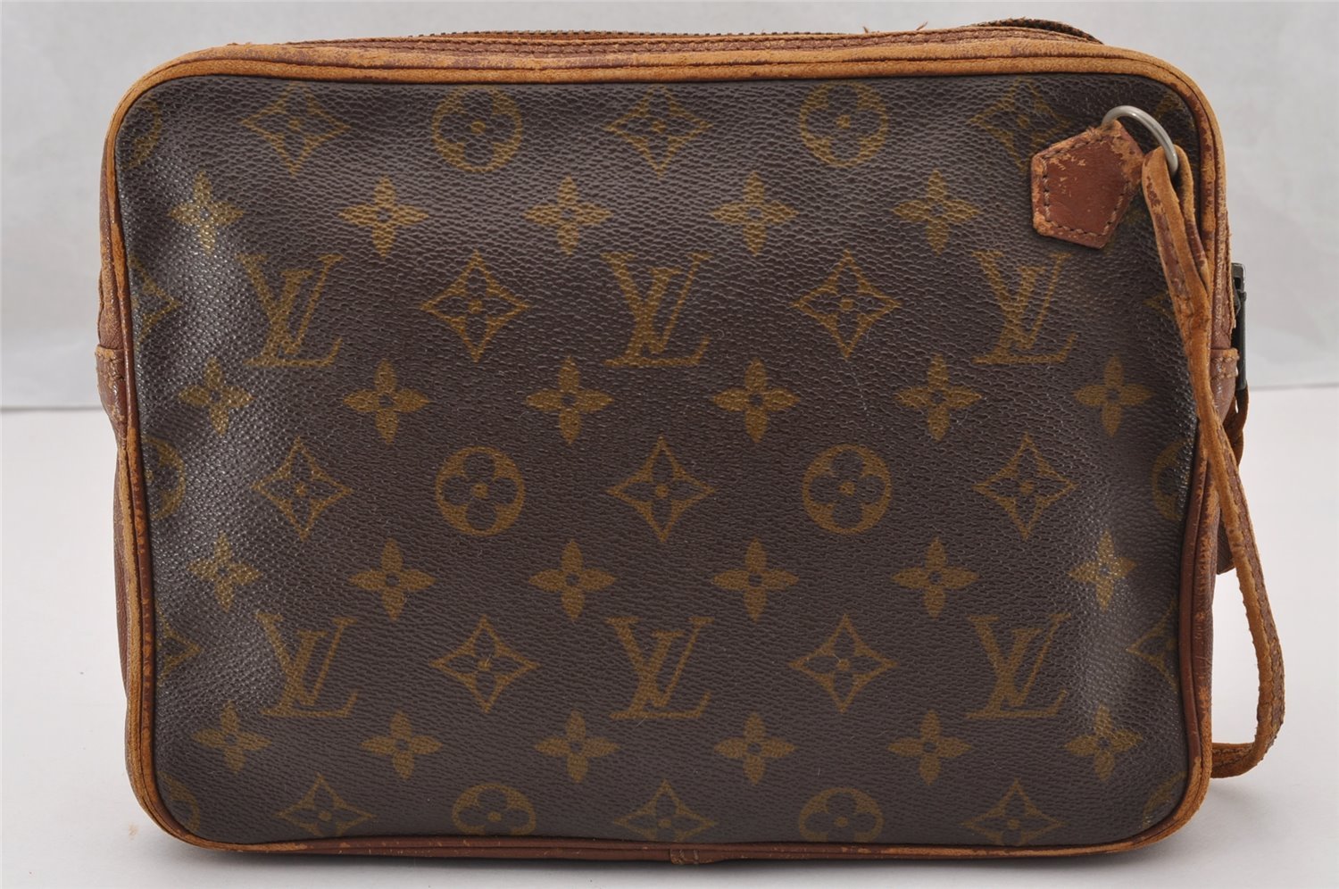 Authentic Louis Vuitton Monogram Pochette Sport Clutch Bag Old Model Junk 4296I