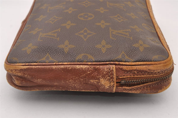 Authentic Louis Vuitton Monogram Pochette Sport Clutch Bag Old Model Junk 4296I