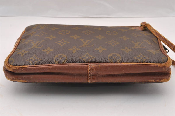 Authentic Louis Vuitton Monogram Pochette Sport Clutch Bag Old Model Junk 4296I