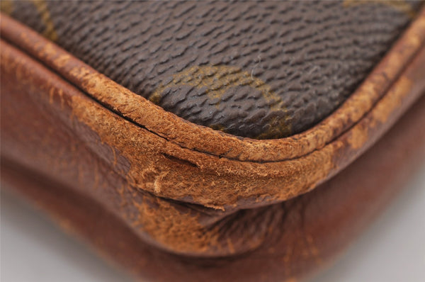 Authentic Louis Vuitton Monogram Pochette Sport Clutch Bag Old Model Junk 4296I