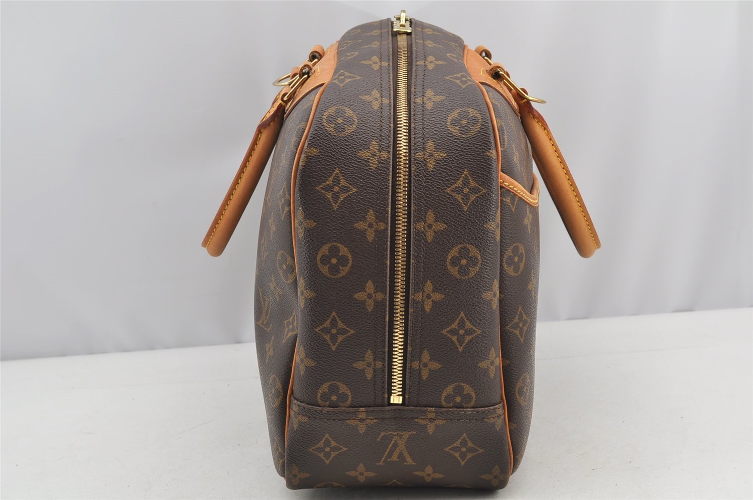 Authentic Louis Vuitton Monogram Deauville Hand Bag M47270 LV 4298I