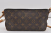 Authentic Louis Vuitton Monogram Trotteur Shoulder Cross Bag M51240 LV 4300I